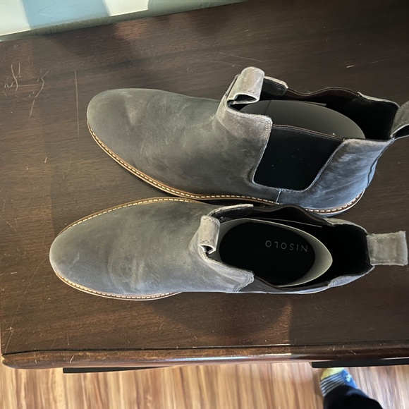 Nisolo Go-To Chelsea Boots (Gray), size 11.5 main image 5